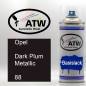 Preview: Opel, Dark Plum Metallic, 088: 400ml Sprühdose, von ATW Autoteile West.